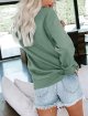 Womens Long Sleeve Sweatshirt Casual Cute Pullover Tops Lightweight Sweatshirt with Pocket