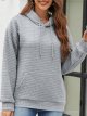 Sweatshirt for Women Fall Fashion Waffle Hoodies Warm Clothes Pullover Lightweight Shirts Comfy Winter Clothes