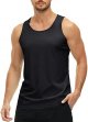 Men's UPF 50+ Tank Top Quick Dry Summer Workout Muscle Sleeveless Shirts for Swim Beach Bodybuilding