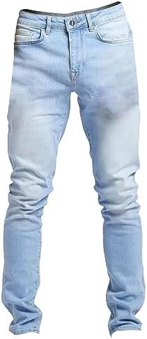 Work Long Trousers Jeans Pants Straight Leg Relaxed Fit Jeans for Men Jeans for Men Dark Jeans Men Jeans