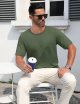 Men's T-Shirts Short Sleeve Crew Neck Cotton Tshirts Casual Summer T Shirts Classic Basic Tees