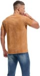 Men's Light Weight T-Shirts - Elastic Cotton Crew Neck Tees S-3XL