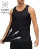 Men's UPF 50+ Tank Top Quick Dry Summer Workout Muscle Sleeveless Shirts for Swim Beach Bodybuilding