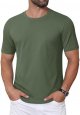 Men's T-Shirts Short Sleeve Crew Neck Cotton Tshirts Casual Summer T Shirts Classic Basic Tees